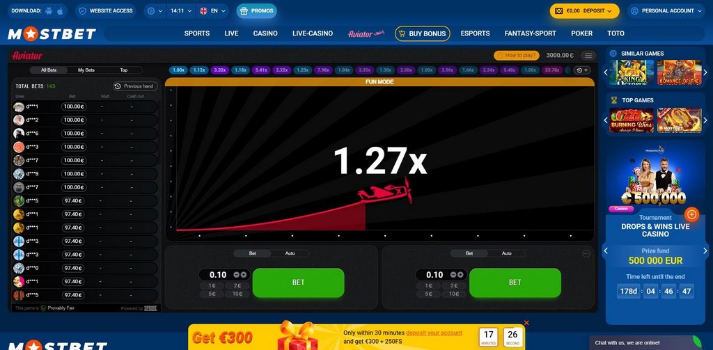 Mostbet: na internetové sázkové kanceláři a kasinu v České republice